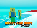 Jogador Nooby e Obby 2